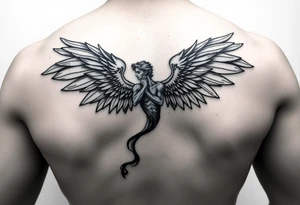 Archangel ariel tattoo stencil tattoo idea