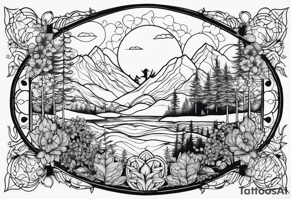 nature tattoo idea