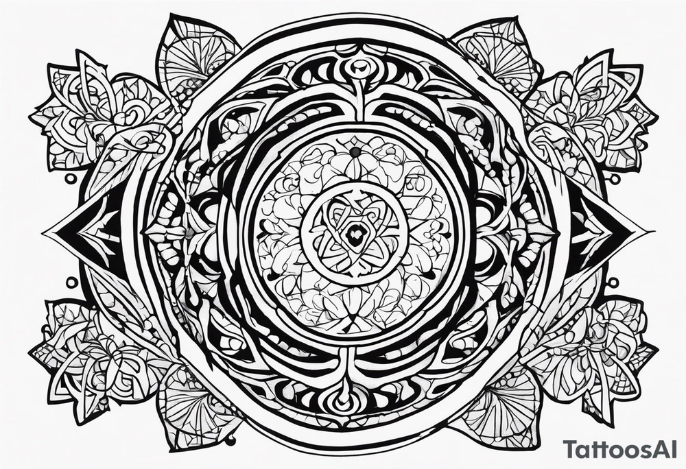 I want to combine elements that represent my mother's last name, 'Yaber,' which originates from Lebanon, and my father's last name, 'Kleinert,' which is German tattoo idea