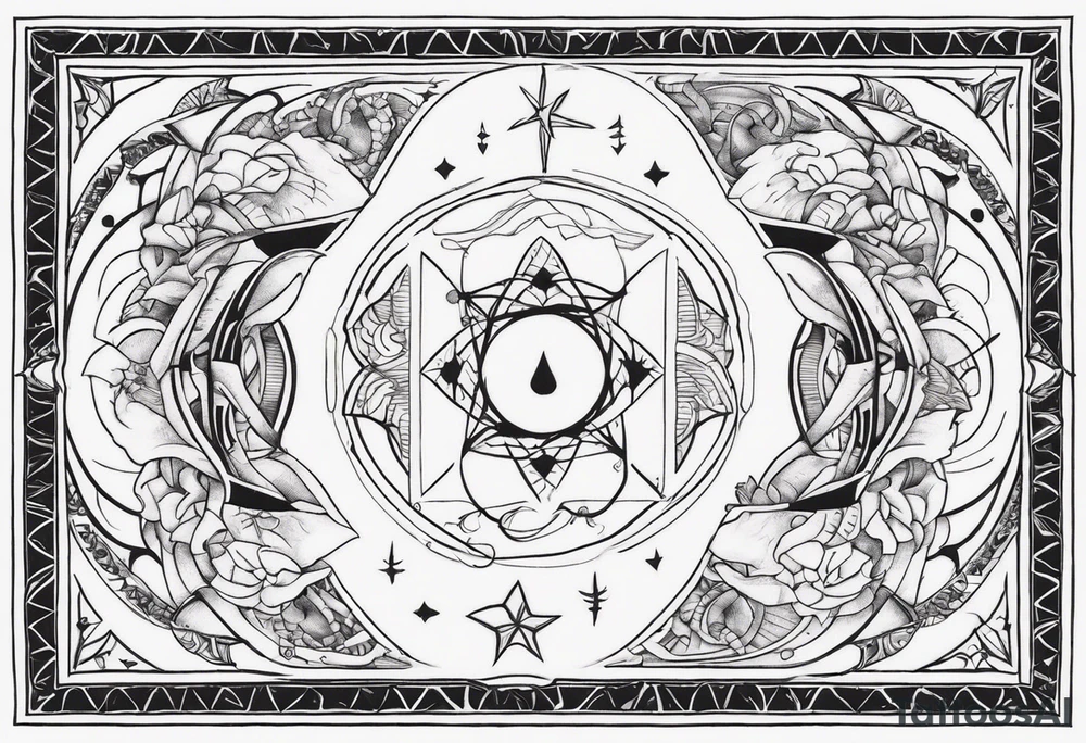 Gemini, Scorpio, Cancer, Sagittarius tattoo idea