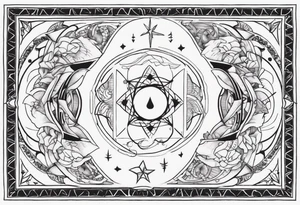Gemini, Scorpio, Cancer, Sagittarius tattoo idea