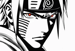 naruto curse mark tattoo idea