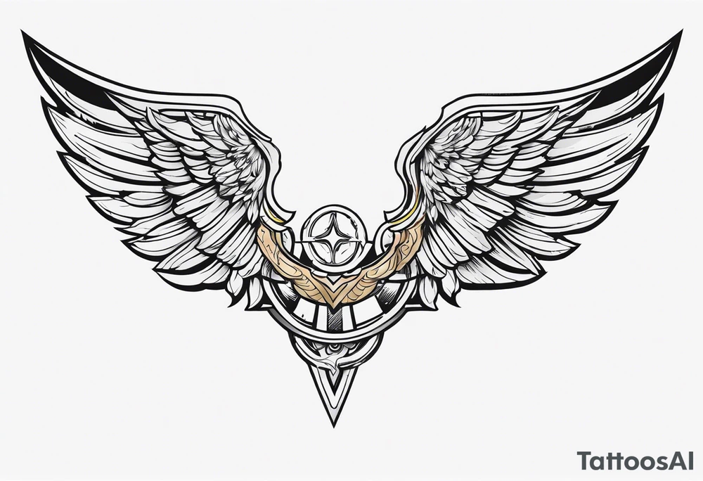 Valkyrie wing tattoo idea