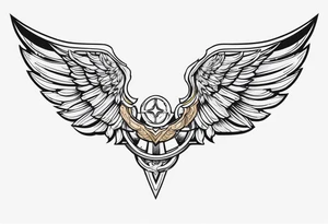 Valkyrie wing tattoo idea