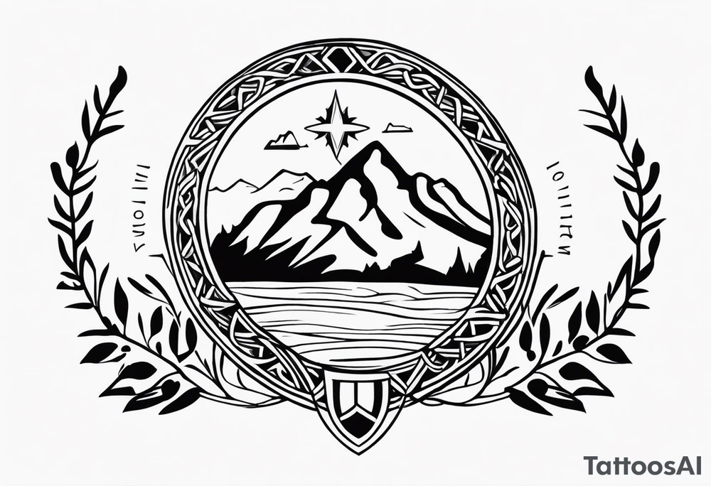 Scottish Munro emblem tattoo idea