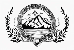 Scottish Munro emblem tattoo idea