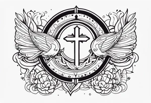 Blessed tittle tattoo idea