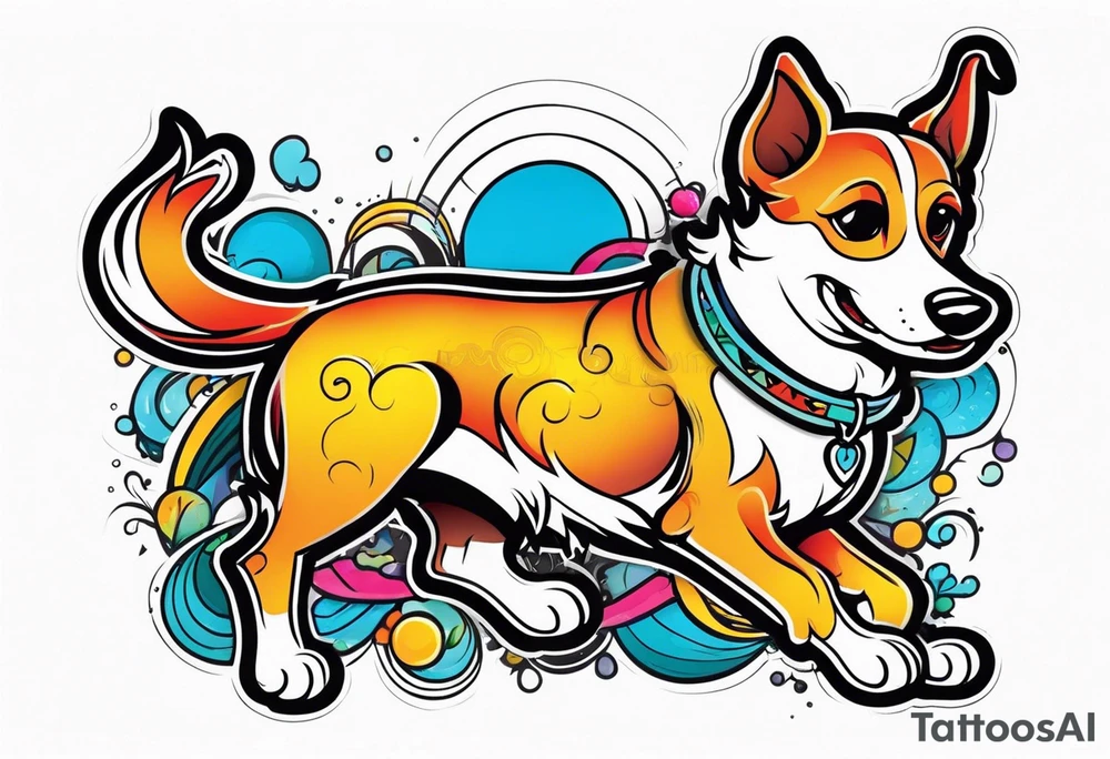 Dog tattoo idea