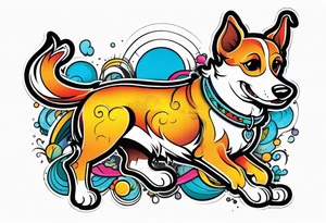 Dog tattoo idea