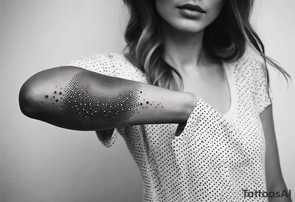 thin tattoo that wraps around arm and forearm tattoo idea