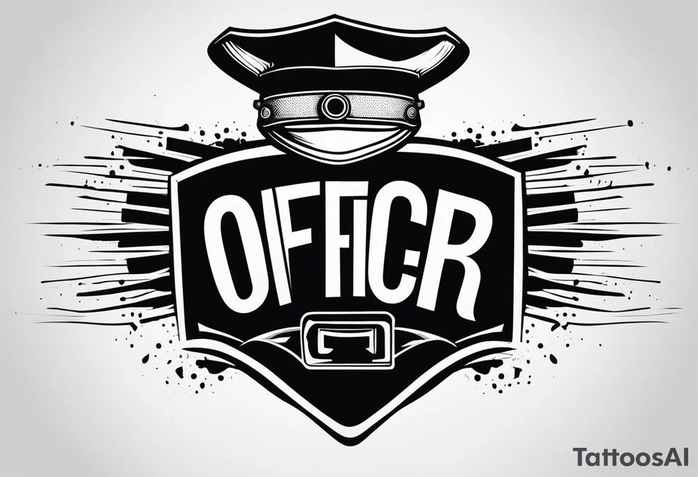 Officer Big Dick tattoo idea