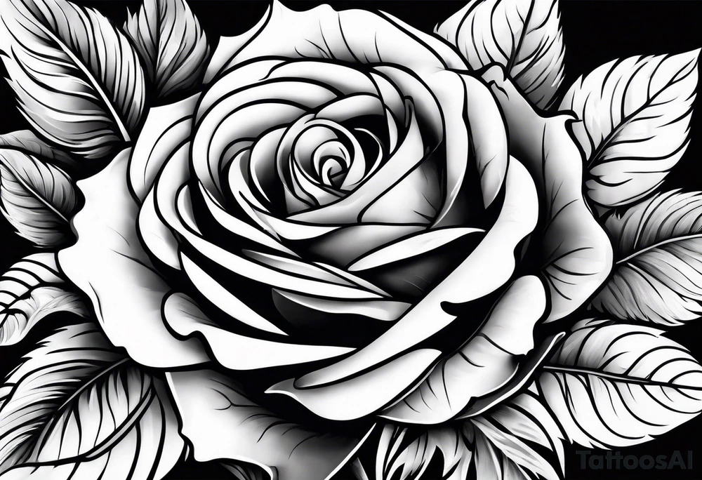 most beautiful Roses tattoo idea