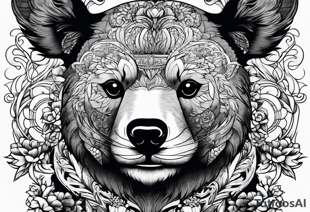 yakuza tattoo teddy bear tattoo idea