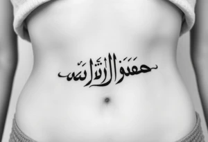 Ahmee as a script tattoo idea