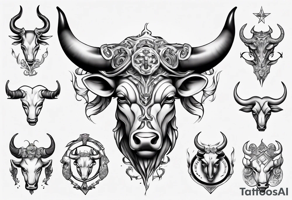 Taurus tattoo idea