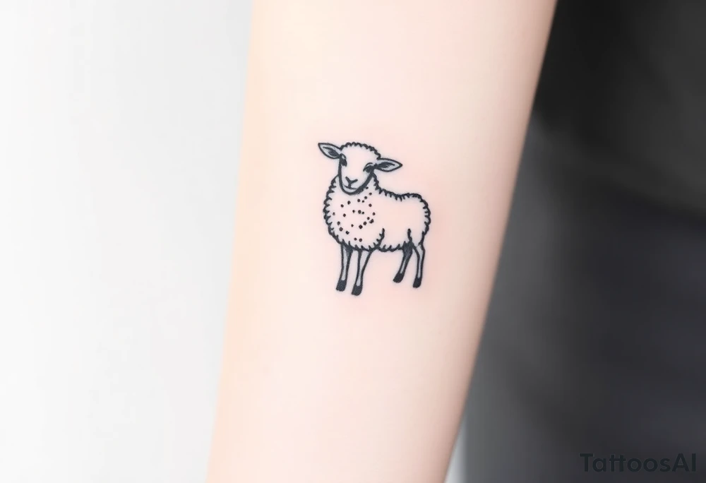 Black sheep tattoo idea