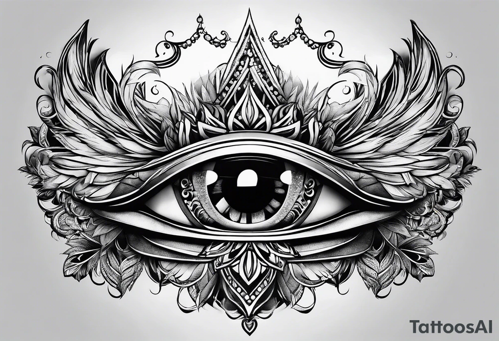 shit with eyes tattoo idea