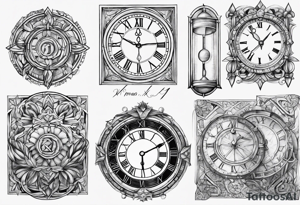 roman numerals IX-VI-LVII tattoo idea