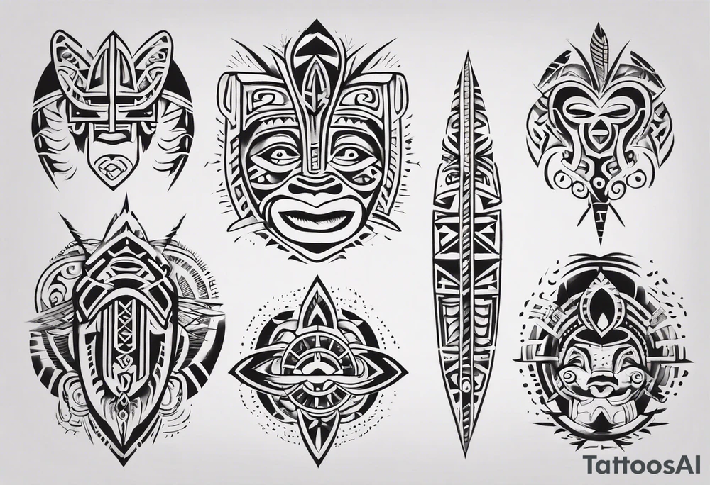 Polynesian tattoo idea