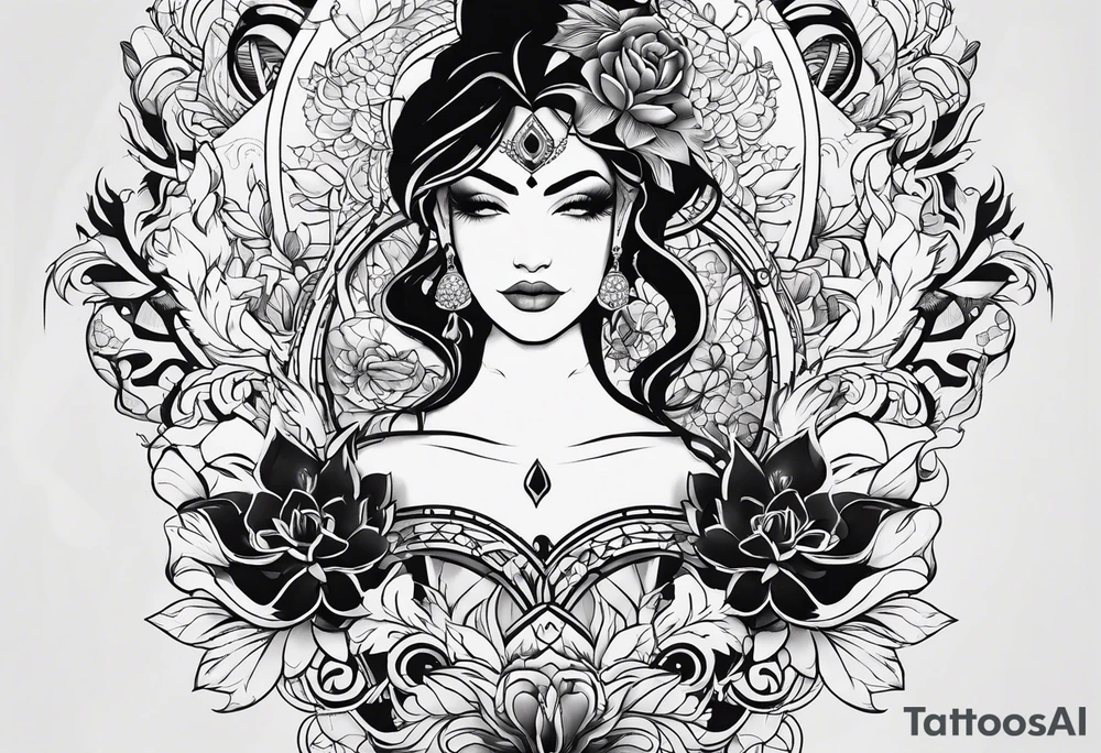 self love symbol tattoo idea
