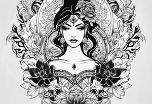 self love symbol tattoo idea