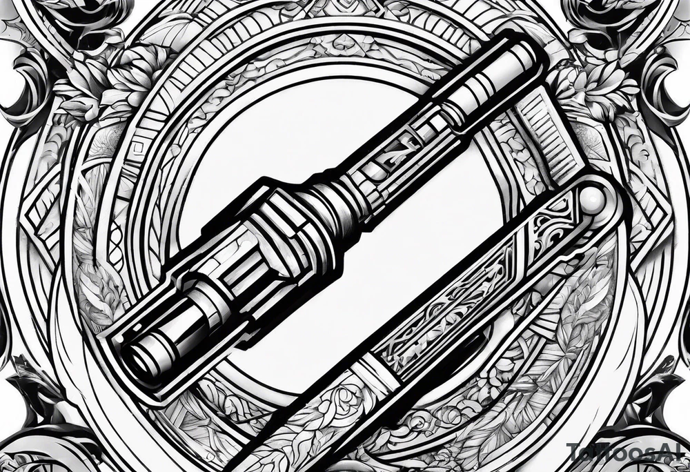 light saber tattoo idea