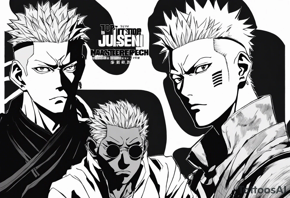 itadori jujutsu kaisen tattoo idea