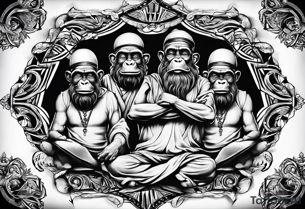 See no evil hear no evil speak no evil tattoo idea
