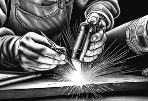 Tigwelding,migwelding,arcwelding,sparks,power tools tattoo idea