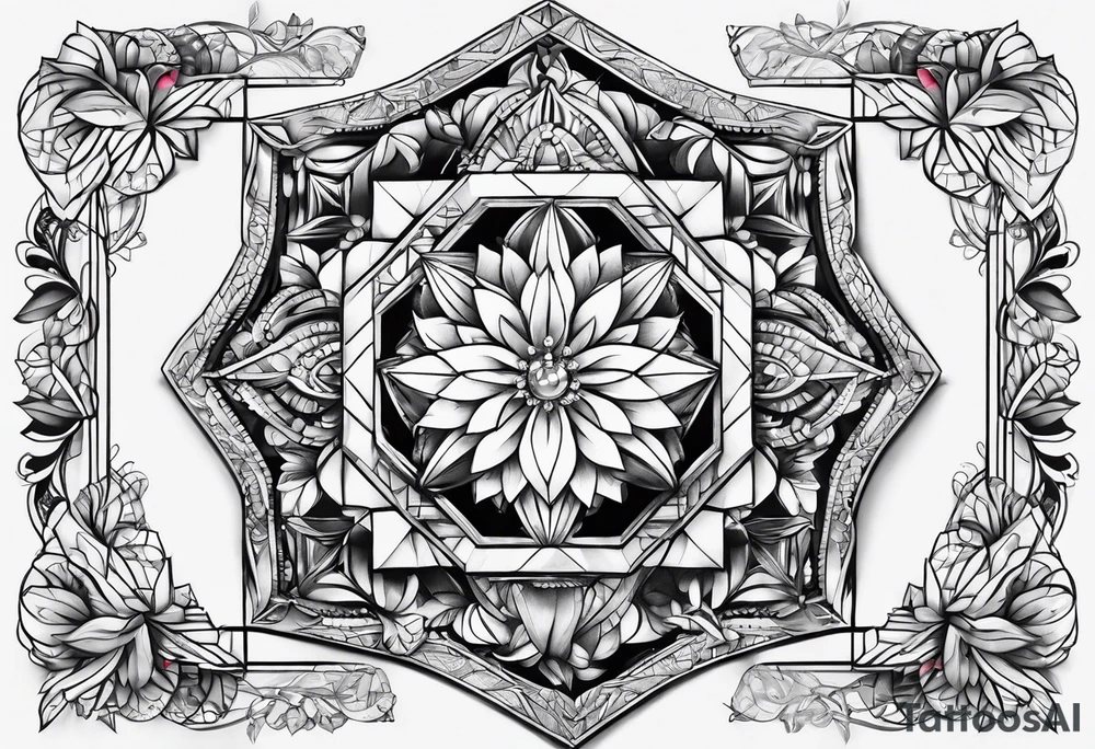 diamonds tattoo idea