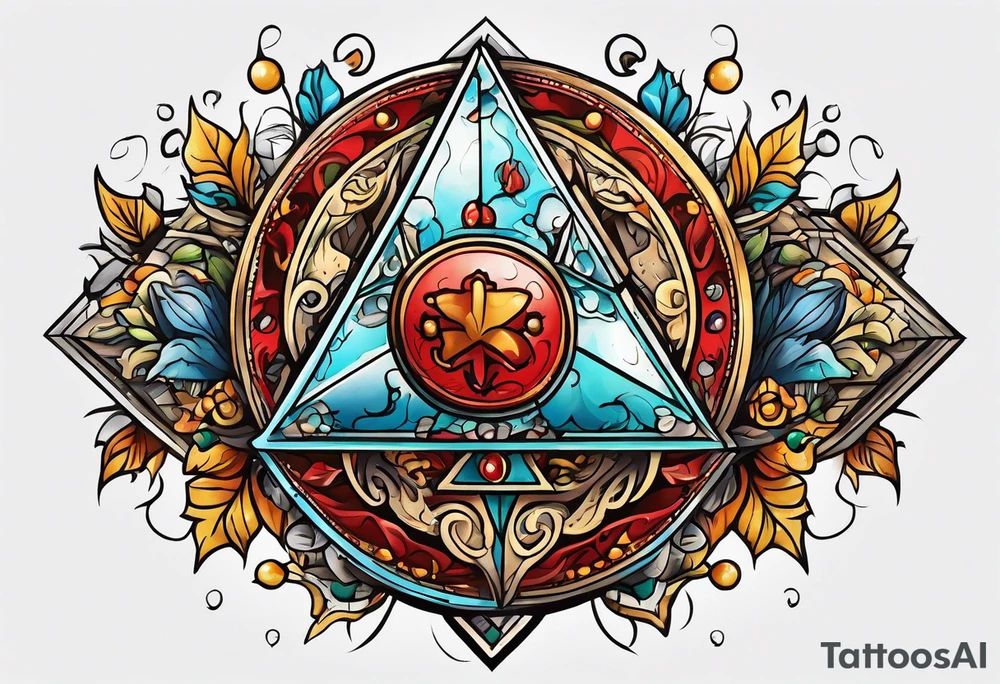 a twenty sided die tattoo idea