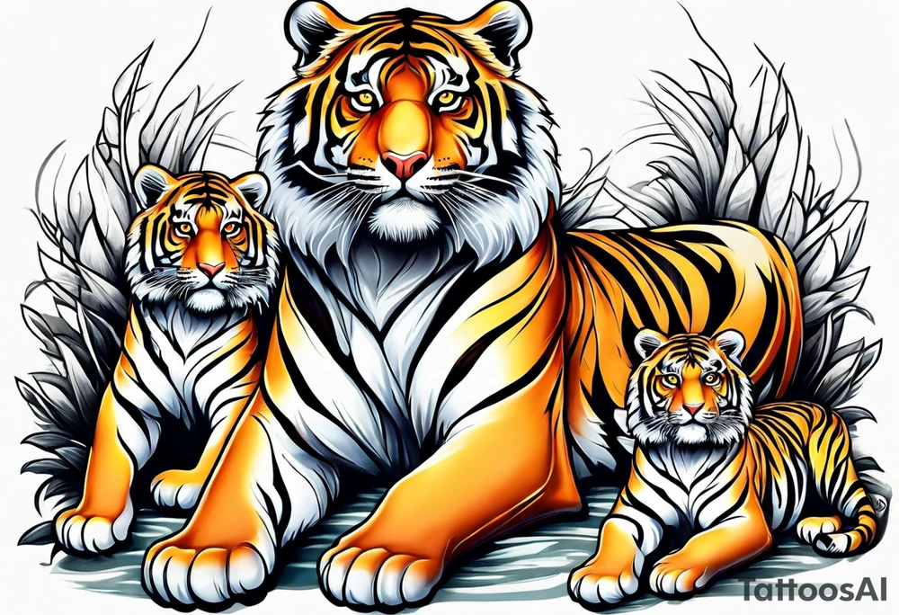 Tiger & Cubs tattoo idea