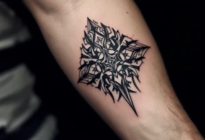 corbeau tribal tattoo idea
