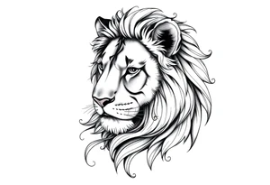 Mom lion tattoo idea