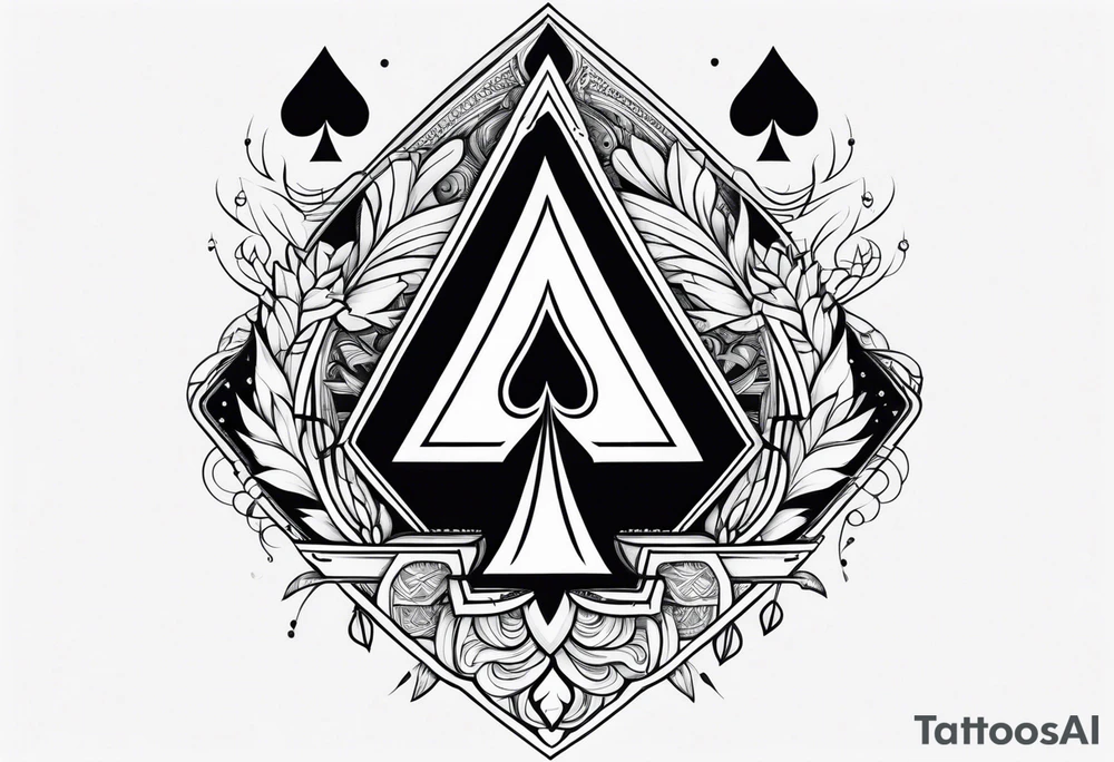 simple,queen of spades,penis tattoo idea