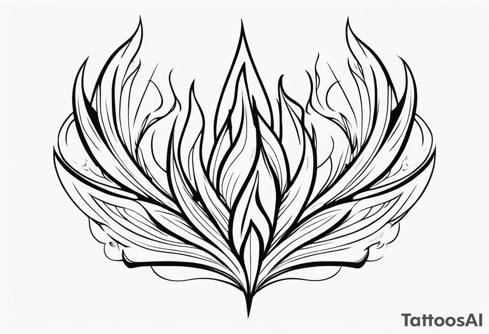 flames tattoo idea