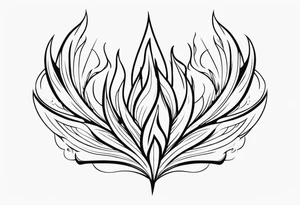 flames tattoo idea