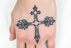 Cross roads tattoo idea