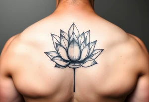 Lotus flower tattoo idea