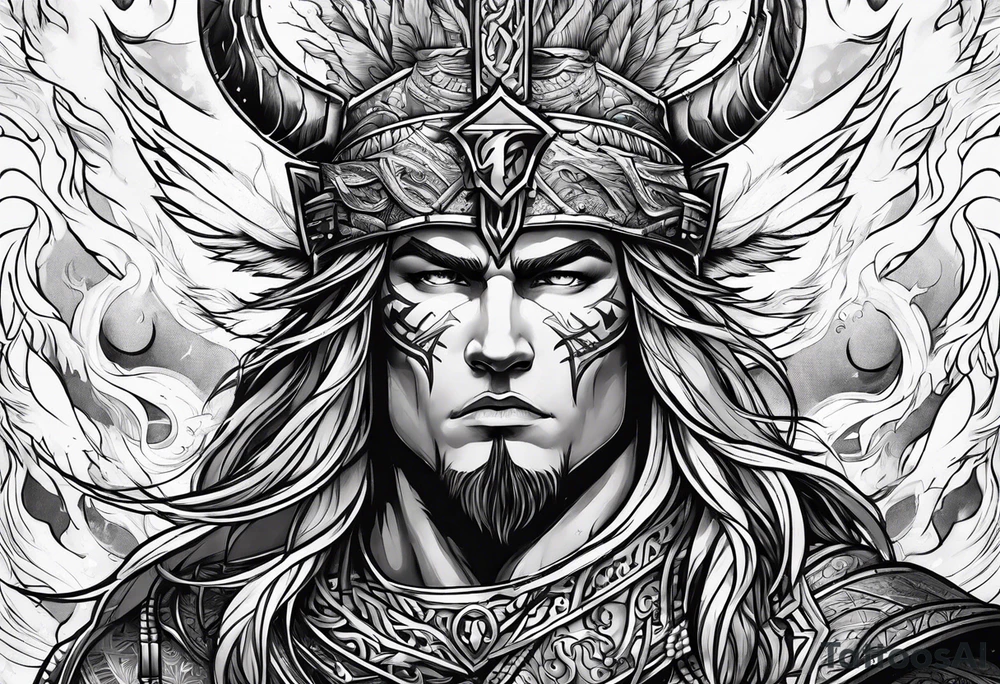 Valhalla lightning tattoo idea