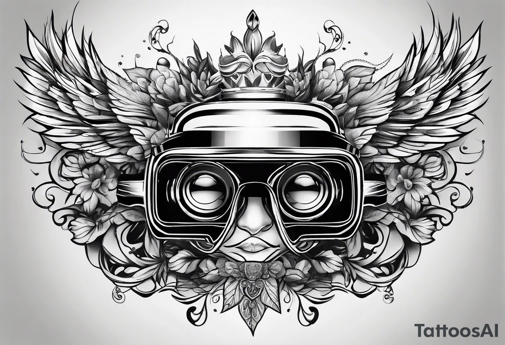 virtual reality tattoo idea
