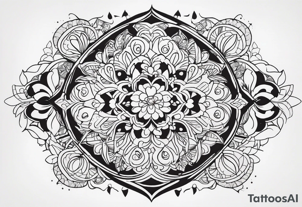 цветок обвивающий ключицу tattoo idea