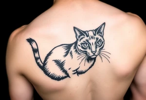 Black Cat tattoo idea