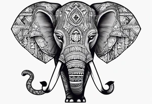 elefante de anuel tattoo idea