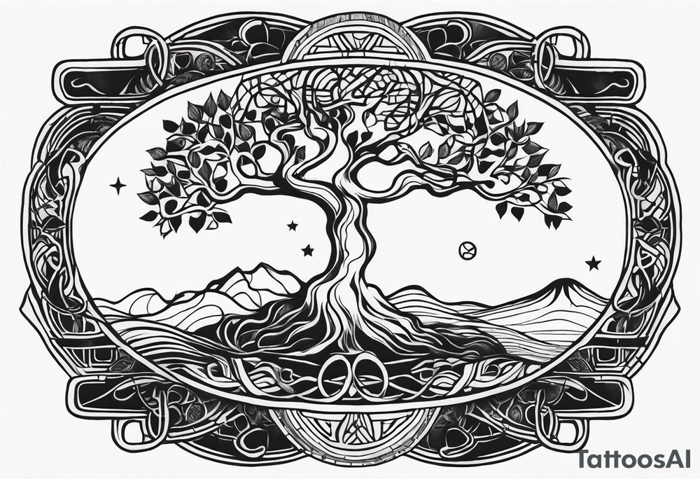 tree of life tattoo idea