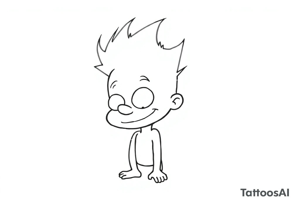 tommy pickles rugrats tattoo idea