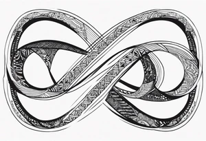 Infinity ourobouros tattoo idea