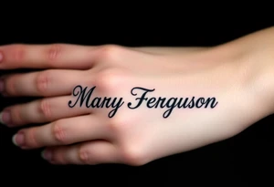 Mary Ferguson tattoo idea