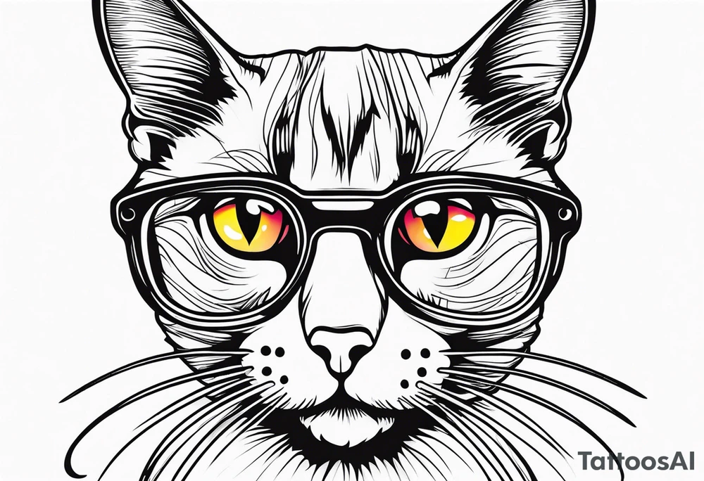 Schrodinger cat tattoo idea