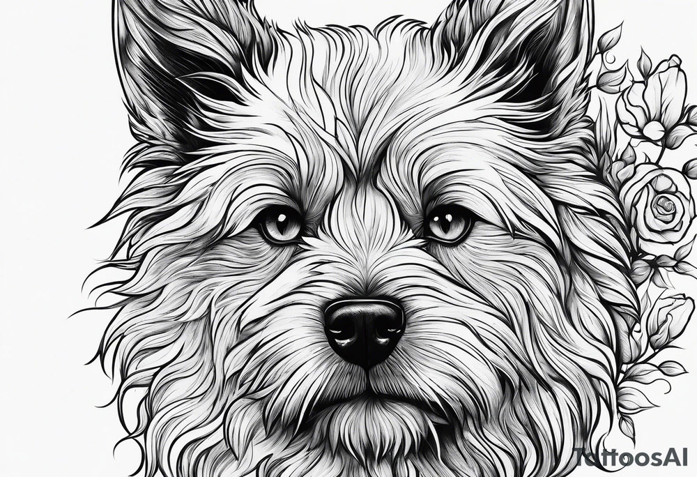 Dog cat tattoo idea